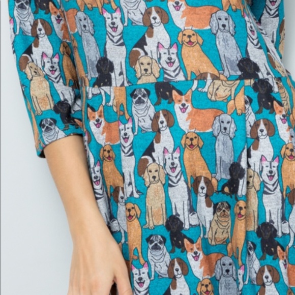 Dog Print Dress - Picture 3 of 8